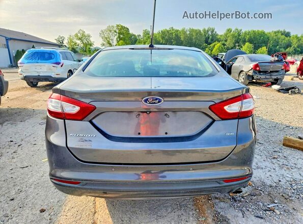 1FA6P0H73G5113581 2016 FORD FUSION Gray Հետևի տեսք