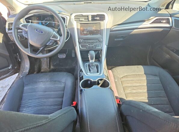 1FA6P0H79G5120535 2016 FORD FUSION Charcoal Dashboard view