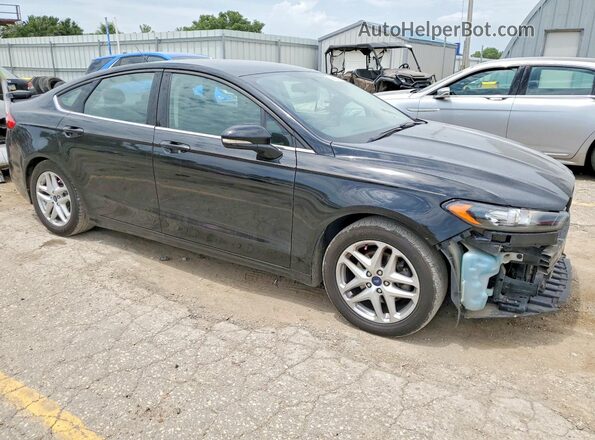 1FA6P0H7XG5124688 2016 FORD FUSION Черный Передняя правая четверть