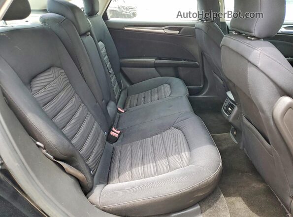 1FA6P0H7XG5124688 2016 FORD FUSION Черный Вид задних сидений