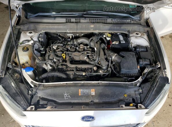1FA6P0HD0G5128352 2016 FORD FUSION Белый Вид задней части салона