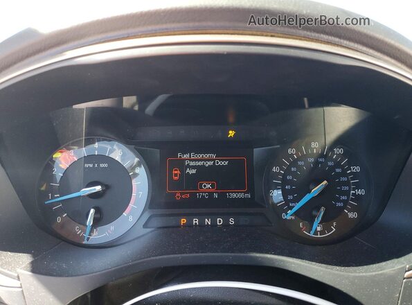 1FA6P0HD2G5100603 2016 FORD FUSION Gray ხელსაწყოთა პანელის ხედი