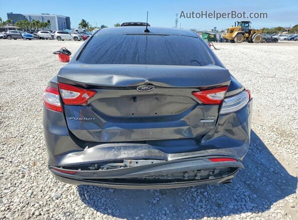 1FA6P0HD2G5100603 2016 FORD FUSION Gray უკანა ხედი