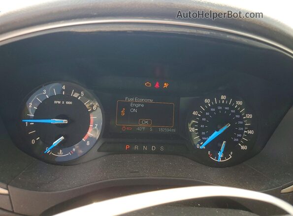 1FA6P0HD2G5108149 2016 FORD FUSION Silver Widok zestawu wskaźników