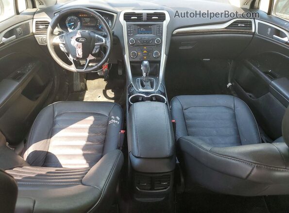 1FA6P0HD3G5119404 2016 FORD FUSION Silver Առջևի վահանակի տեսք