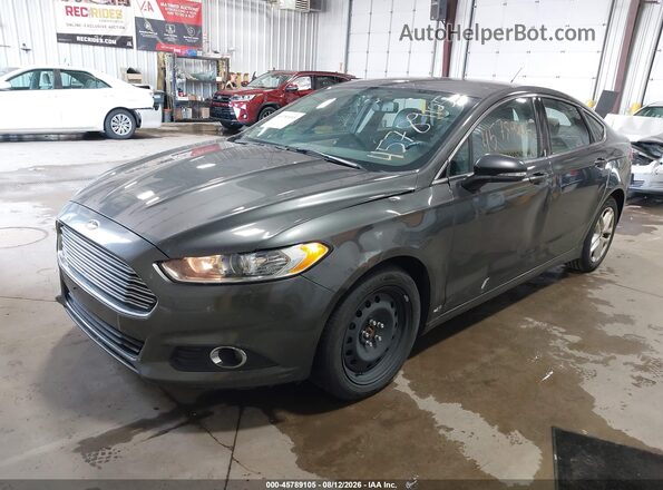 1FA6P0HD7G5127151 2016 FORD FUSION Gray Vista tres cuartos delantera izquierda