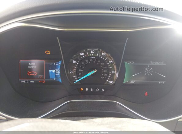1FA6P0HD8G5126364 2016 FORD FUSION Серебряный Вид задних сидений
