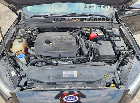 1FA6P0HD9G5113848 2016 FORD FUSION Black Սալոնի հետևի տեսք