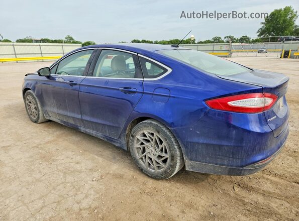1FA6P0HD9G5134988 2016 FORD FUSION Синий Задняя левая четверть