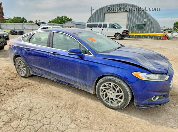1FA6P0HD9G5134988 2016 FORD FUSION Синий Передняя правая четверть