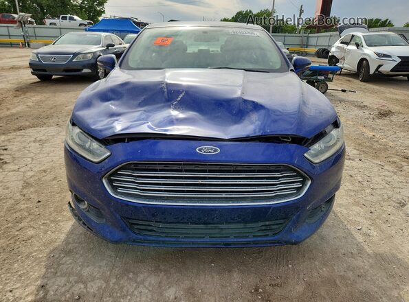 1FA6P0HD9G5134988 2016 FORD FUSION Синий Вид спереди