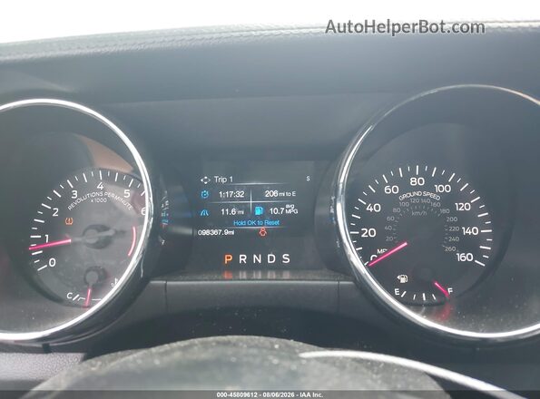 1FA6P8AM2G5201505 2016 FORD MUSTANG Red უკანა სავარძლების ხედი