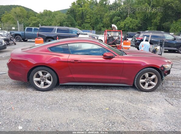 1FA6P8AM2G5201505 2016 FORD MUSTANG Red უკანა სალონის ხედი