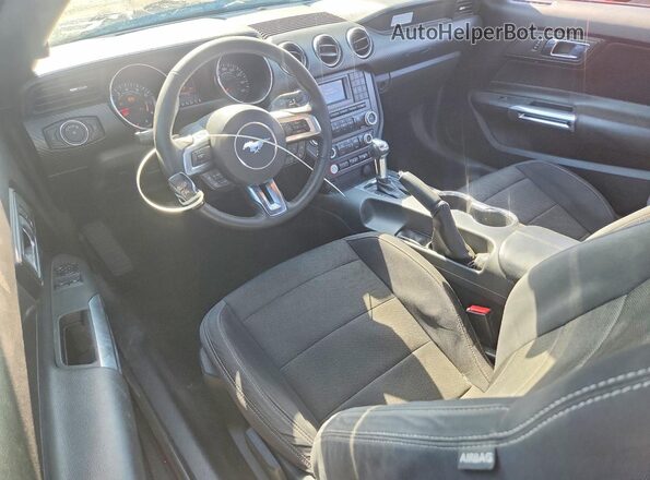 1FA6P8AM3H5209646 2017 FORD MUSTANG White წინა პანელის ხედი
