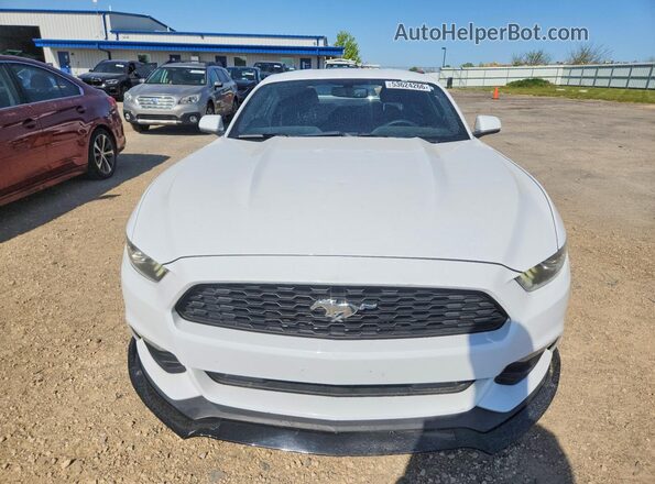 1FA6P8AM3H5209646 2017 FORD MUSTANG White წინა ხედი