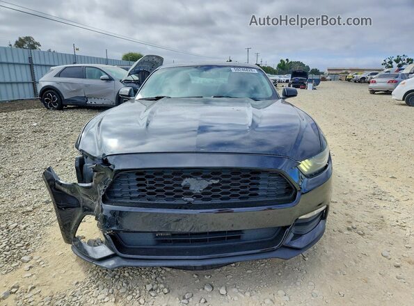 1FA6P8AM3H5231162 2017 FORD MUSTANG Black Front view