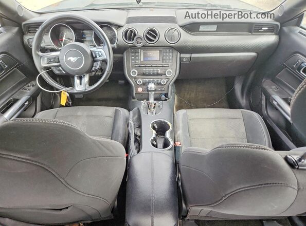 1FA6P8AM3H5231162 2017 FORD MUSTANG Black Dashboard view