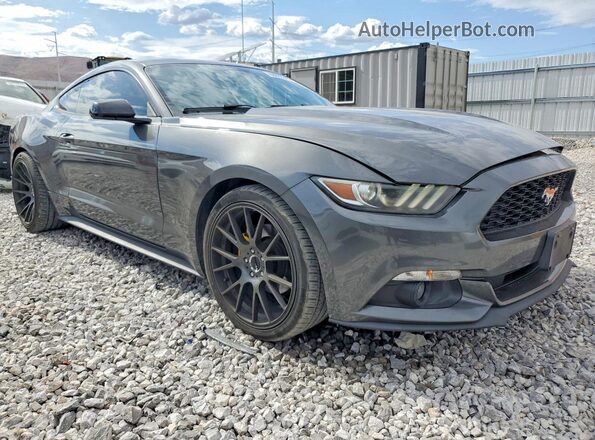 1FA6P8AM4G5202722 2016 FORD MUSTANG Gray Առջևի աջ