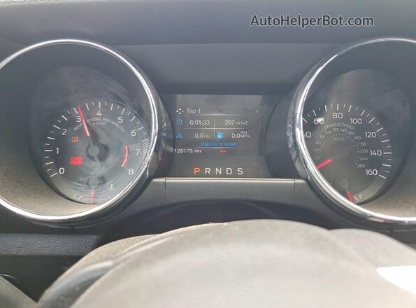 1FA6P8AM4G5202722 2016 FORD MUSTANG Gray Սարքավորումների վահանակի տեսք