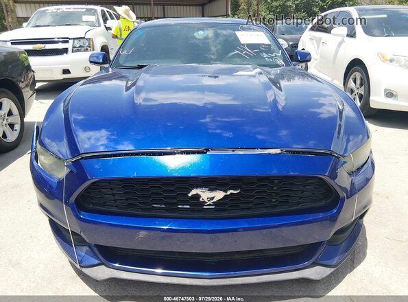 1FA6P8AM5G5283701 2016 FORD MUSTANG Blue წინა ხედი