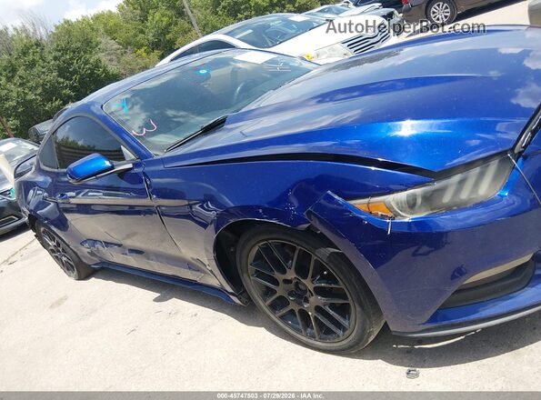 1FA6P8AM5G5283701 2016 FORD MUSTANG Blue უკანა სალონის ხედი