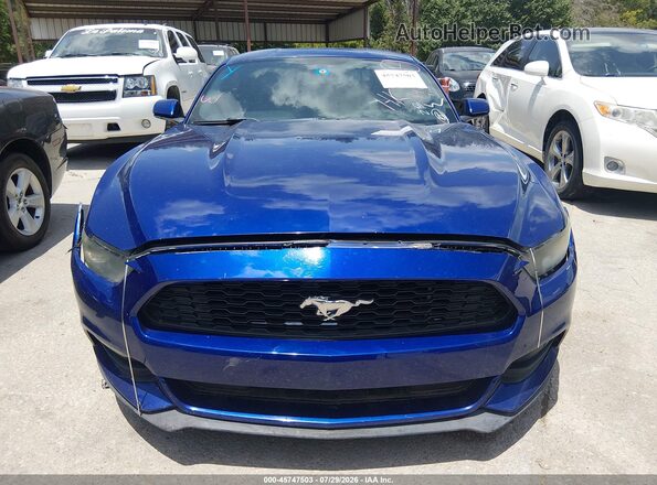 1FA6P8AM5G5283701 2016 FORD MUSTANG Blue ხელსაწყოთა პანელის ხედი
