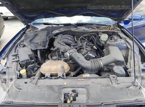 1FA6P8AM5G5283701 2016 FORD MUSTANG Blue უკანა ხედი
