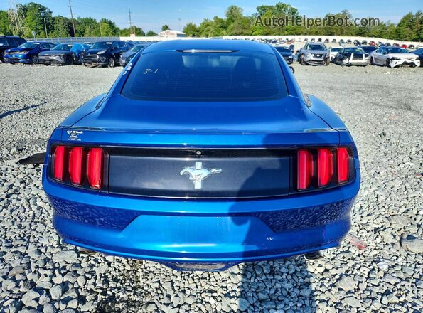 1FA6P8AM5H5322952 2017 FORD MUSTANG Blue უკანა ხედი
