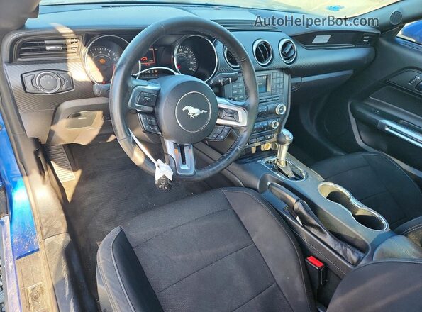 1FA6P8AM5H5322952 2017 FORD MUSTANG Blue წინა პანელის ხედი