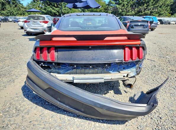1FA6P8AM6G5220350 2016 FORD MUSTANG Blue Rear view