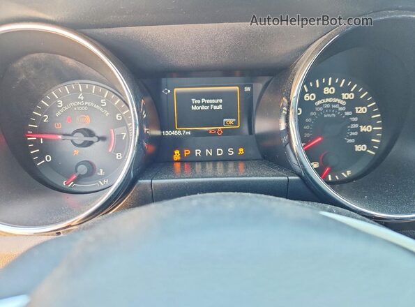 1FA6P8AM6G5307312 2016 FORD MUSTANG Silver Vista del cuadro de instrumentos
