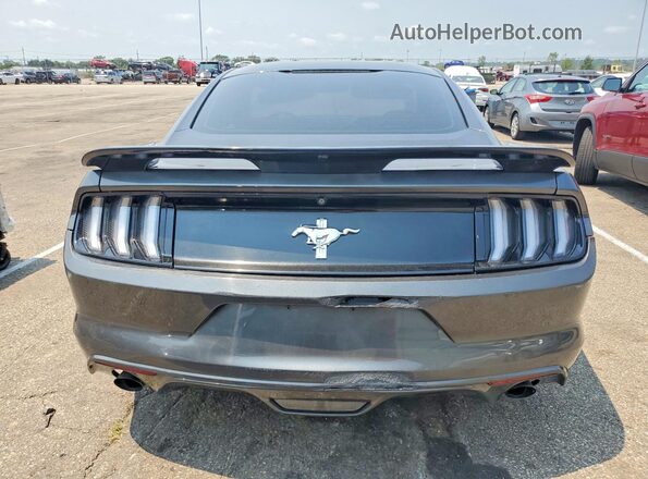 1FA6P8AM6G5326006 2016 FORD MUSTANG Gray Rear view