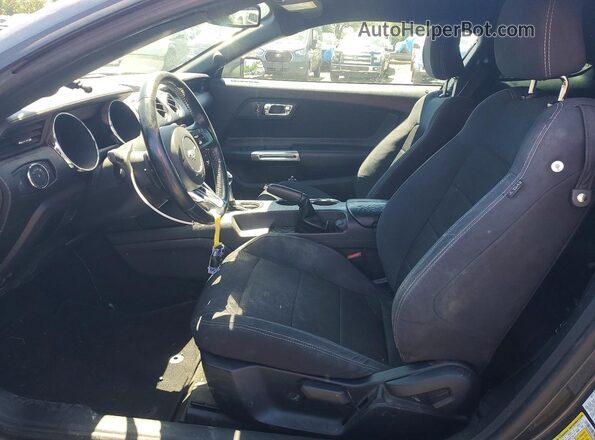 1FA6P8AM6H5237490 2017 FORD MUSTANG Black წინა სალონის ხედი