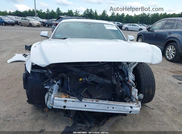 1FA6P8AM7G5277124 2016 FORD MUSTANG White ხელსაწყოთა პანელის ხედი