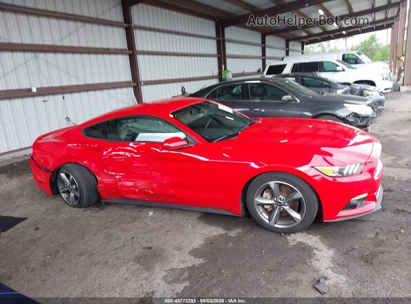 1FA6P8AM7G5280928 2016 FORD MUSTANG Red Widok wnętrza z tyłu