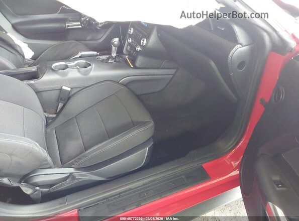 1FA6P8AM7G5280928 2016 FORD MUSTANG Red Widok wnętrza z przodu