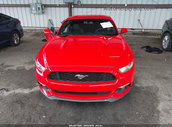 1FA6P8AM7G5280928 2016 FORD MUSTANG Red Widok zestawu wskaźników