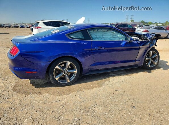 1FA6P8AM7G5302328 2016 FORD MUSTANG Blue Trasero derecho