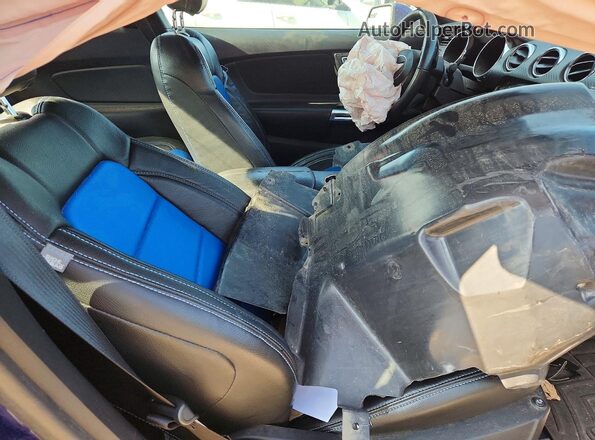 1FA6P8AM7G5302328 2016 FORD MUSTANG Blue Vista de los asientos traseros