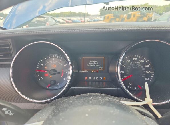 1FA6P8AM7H5322161 2017 FORD MUSTANG Blue Սարքավորումների վահանակի տեսք