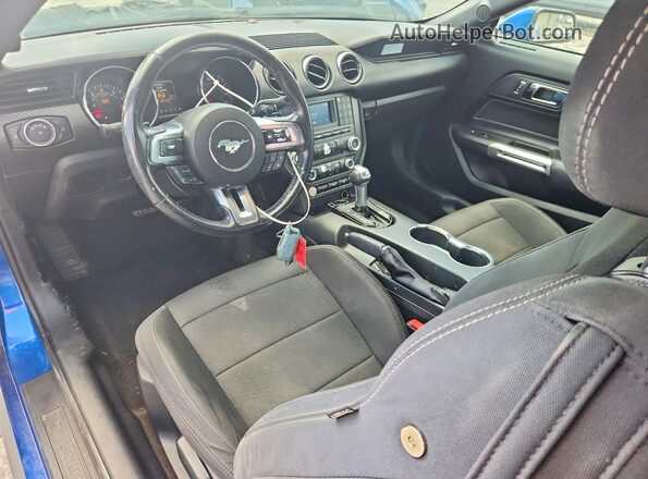 1FA6P8AM7H5322161 2017 FORD MUSTANG Blue Առջևի վահանակի տեսք