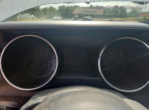 1FA6P8AM8G5211780 2016 FORD MUSTANG White Vista del cuadro de instrumentos