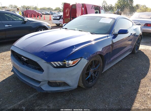 1FA6P8AM8G5219460 2016 FORD MUSTANG Blue Առջևի ձախ երեք քառորդ տեսարան