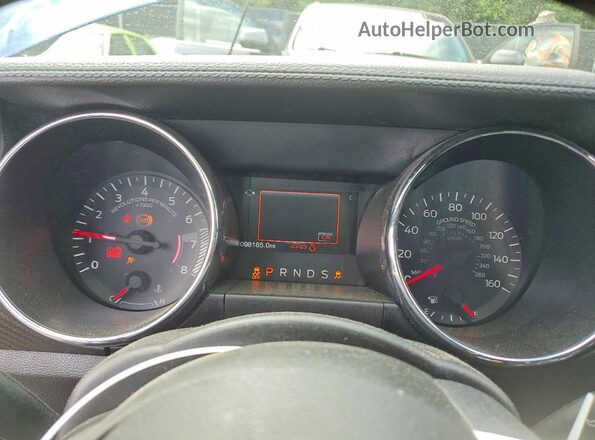 1FA6P8AM8H5275478 2017 FORD MUSTANG Blue Instrument cluster view