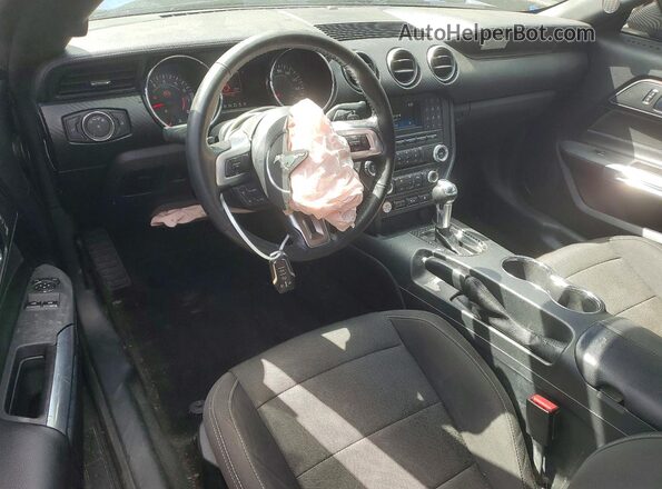 1FA6P8AM8H5275478 2017 FORD MUSTANG Blue Dashboard view