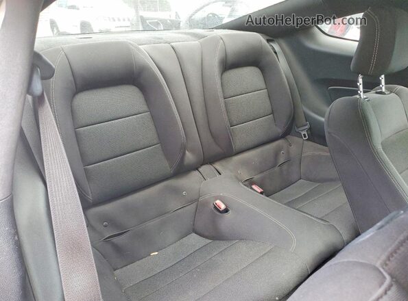 1FA6P8AM8H5275478 2017 FORD MUSTANG Blue Rear seats view