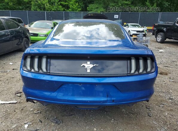 1FA6P8AM8H5275478 2017 FORD MUSTANG Blue Rear view