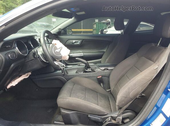 1FA6P8AM8H5275478 2017 FORD MUSTANG Blue Front interior view