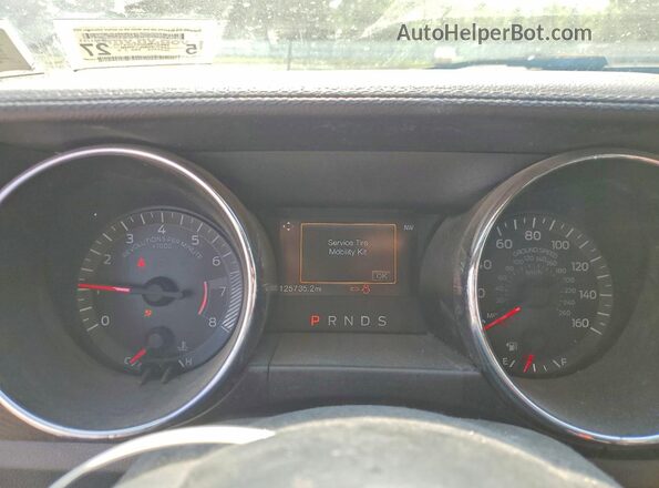 1FA6P8AM8H5304705 2017 FORD MUSTANG Gray Instrument cluster view