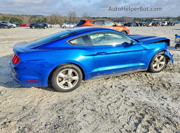 1FA6P8AM8H5333105 2017 FORD MUSTANG Blue Trasero derecho